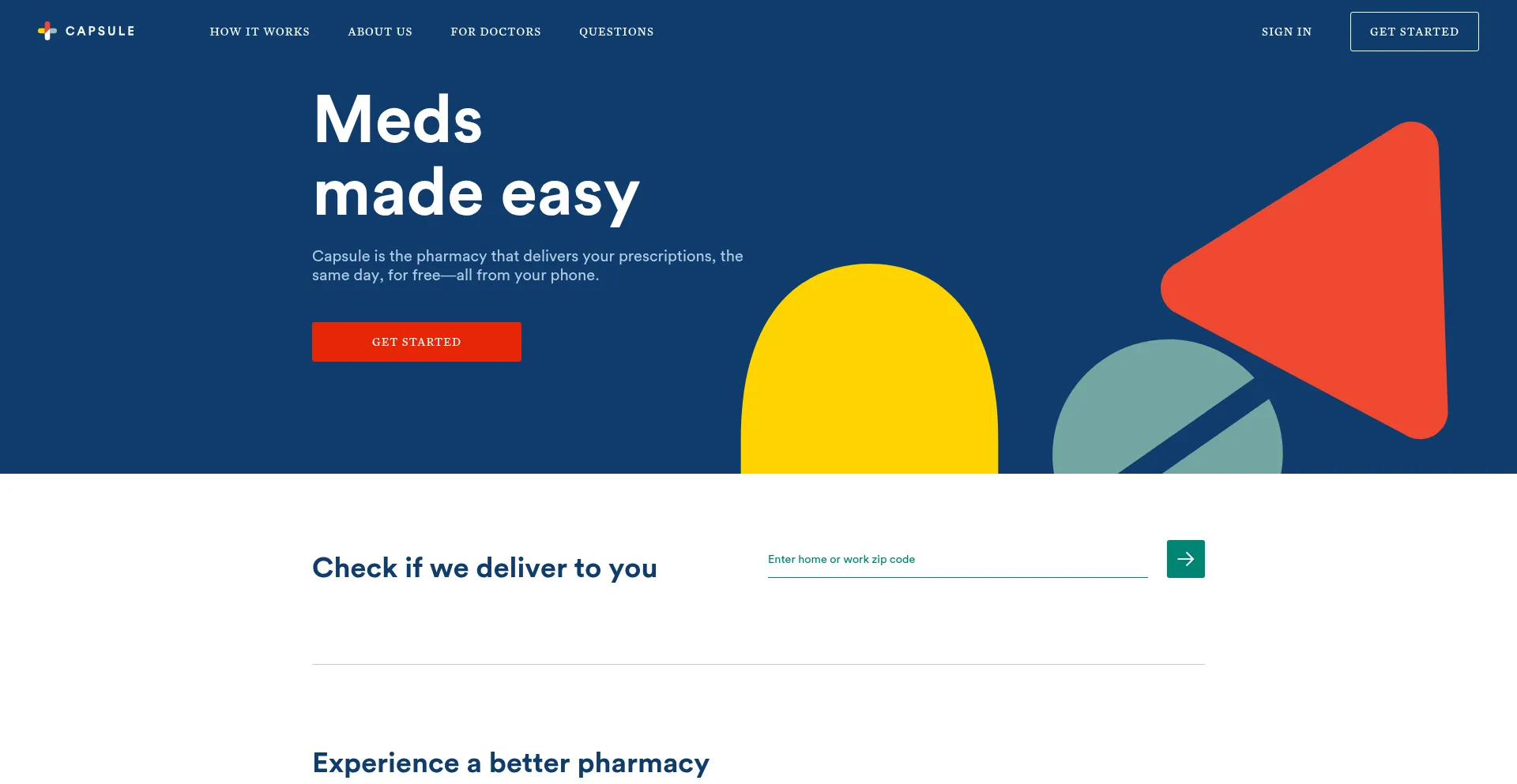 Capsule.com Screenshot