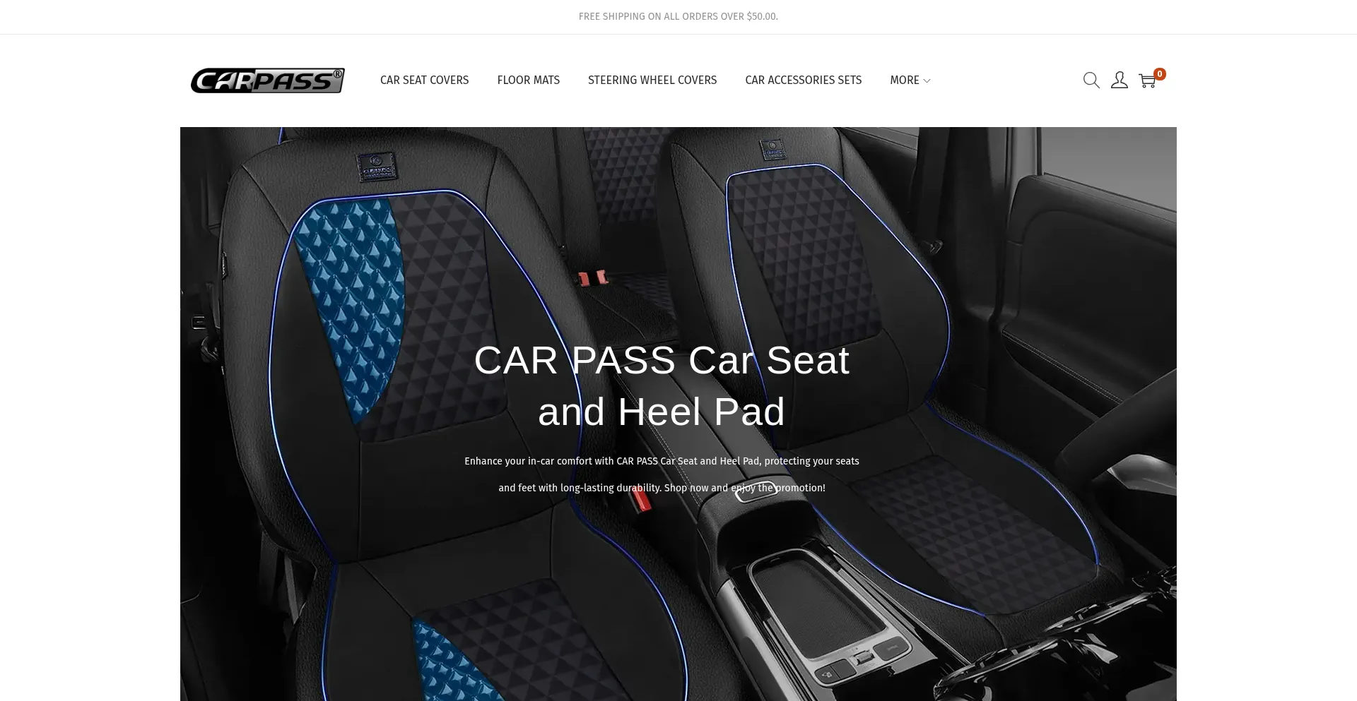 Website screenshot of Carpasslife.com