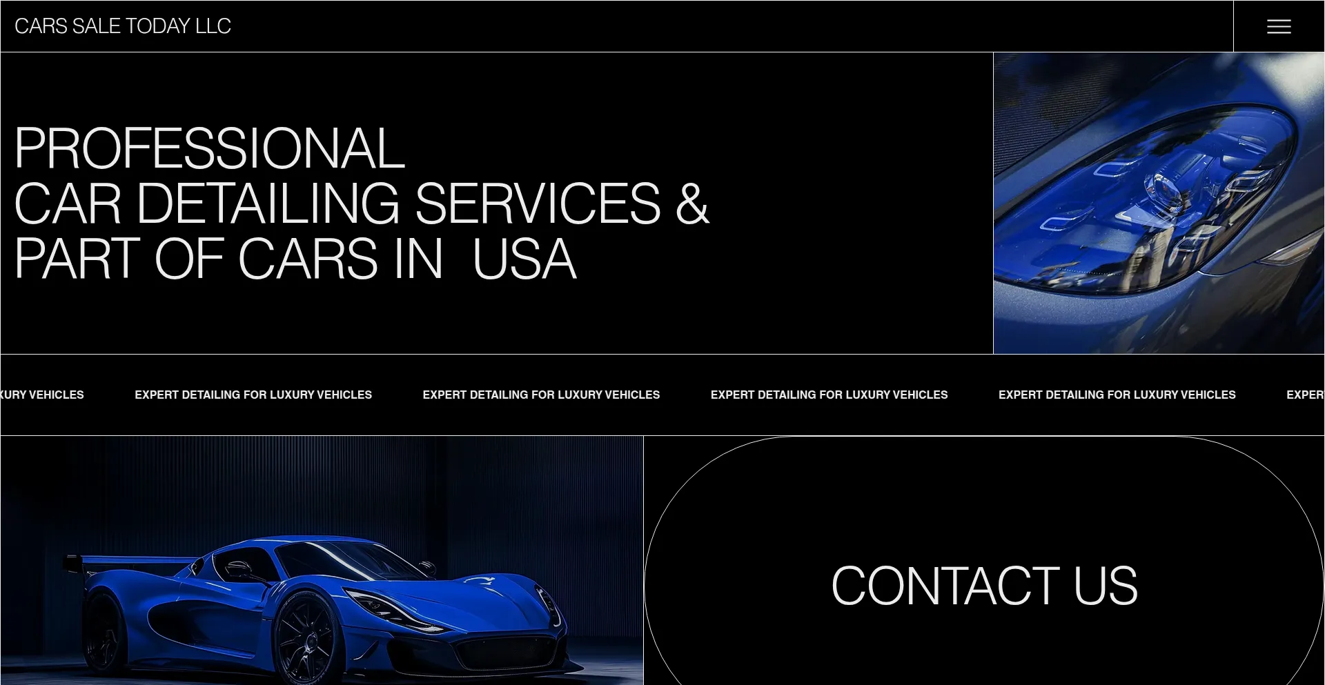 Website screenshot of Carsparts.us