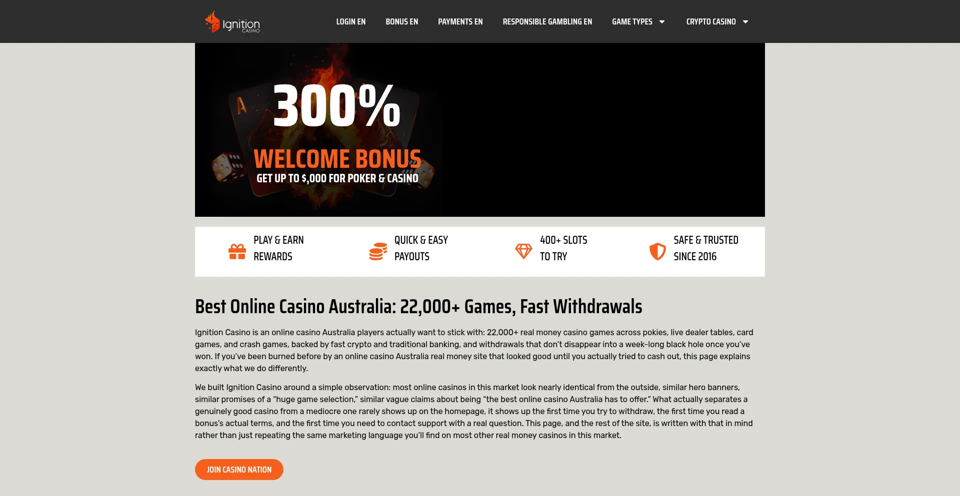 Casinoignitionau.com