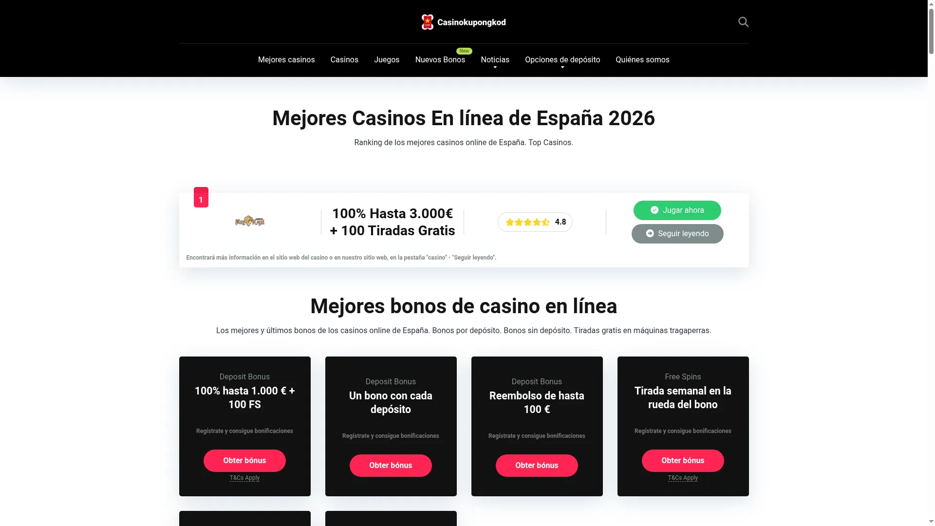 Casinokupongkod.com