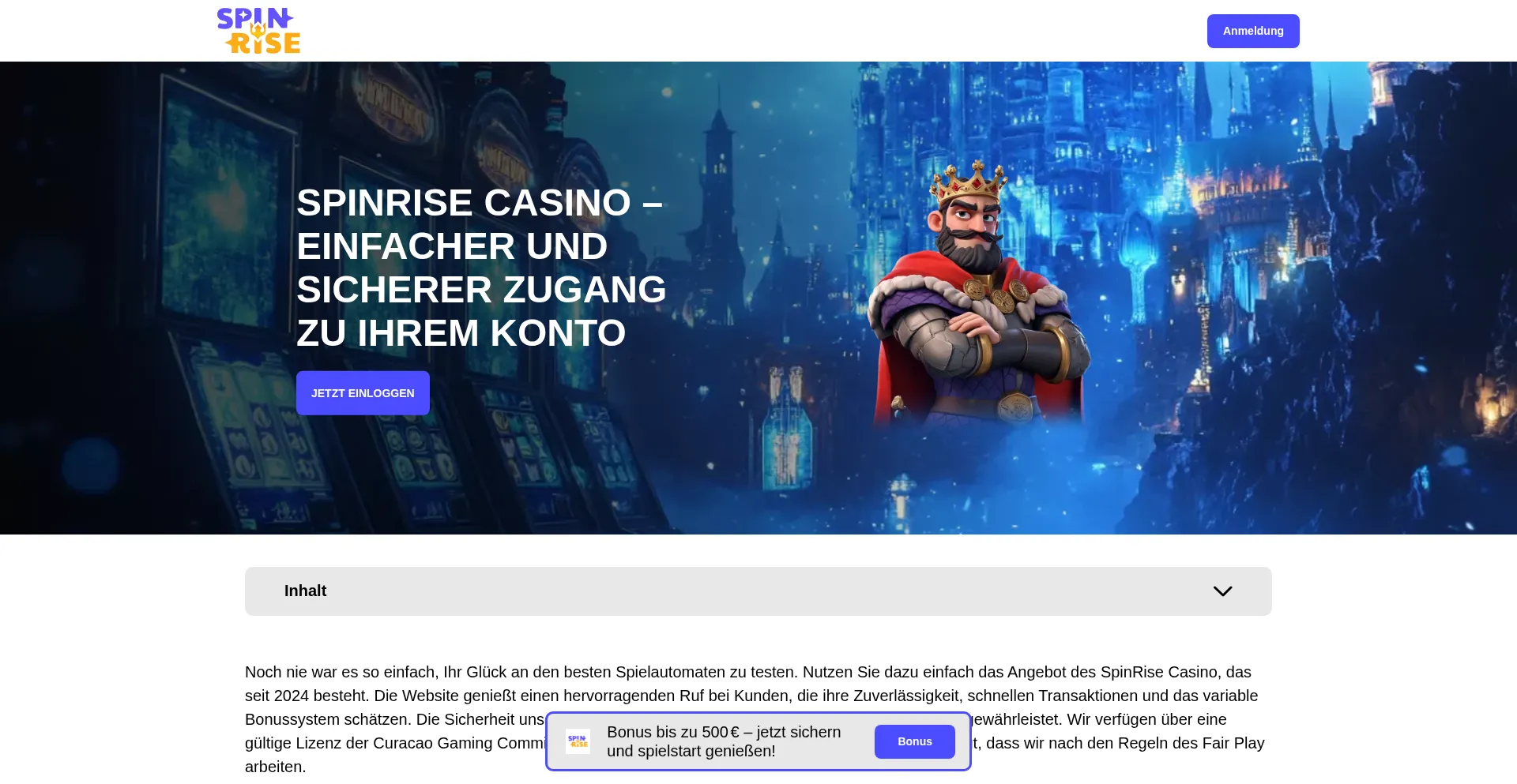Casinospinrise.net