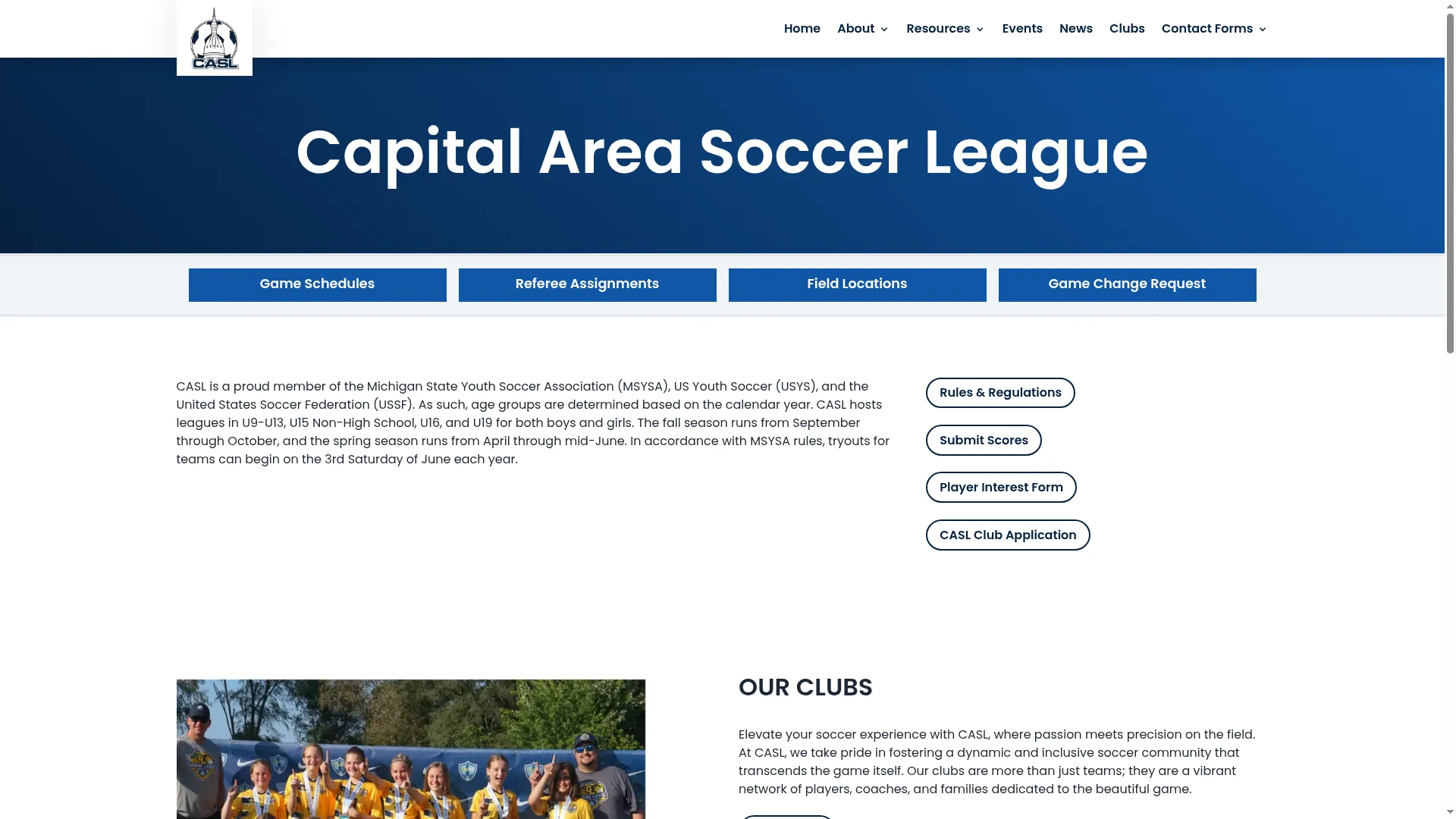 Caslsoccer.org