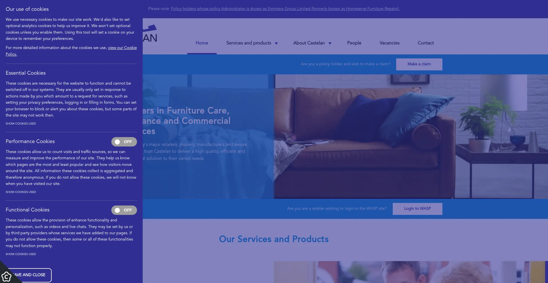 Castelangroup.com Screenshot
