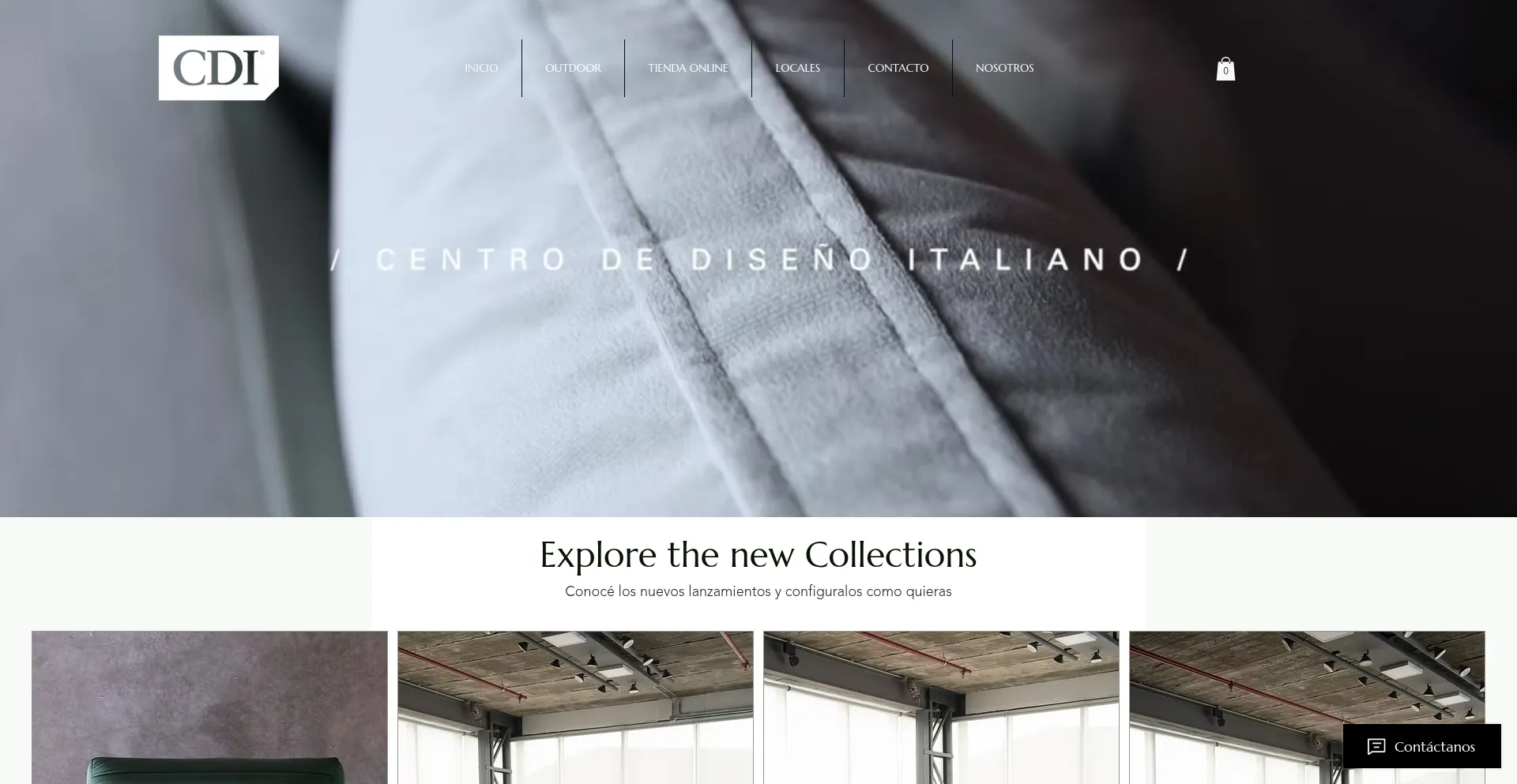 Website screenshot of Cdi.com.ar