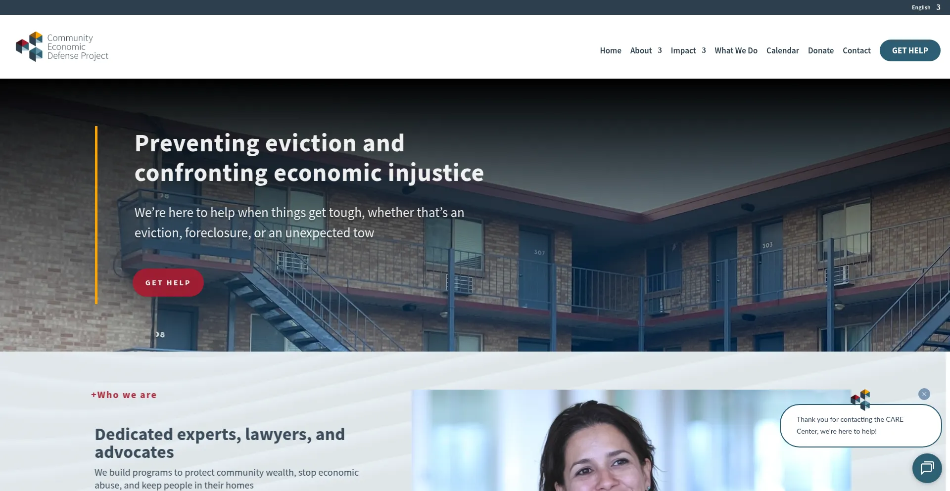 Cedproject.org Screenshot