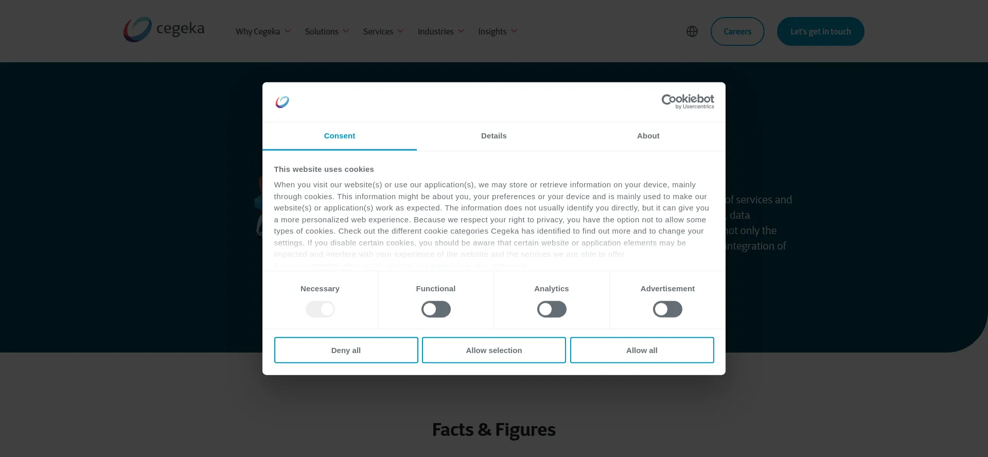 Cegeka.com Screenshot