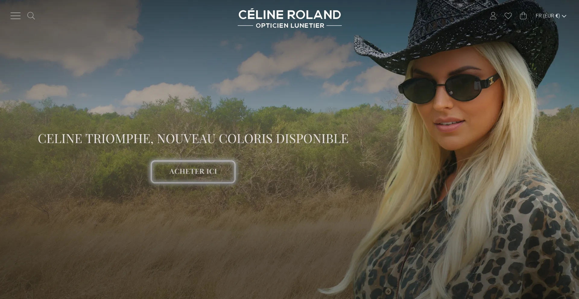 Website screenshot of Celine-opticien-lunetier.com