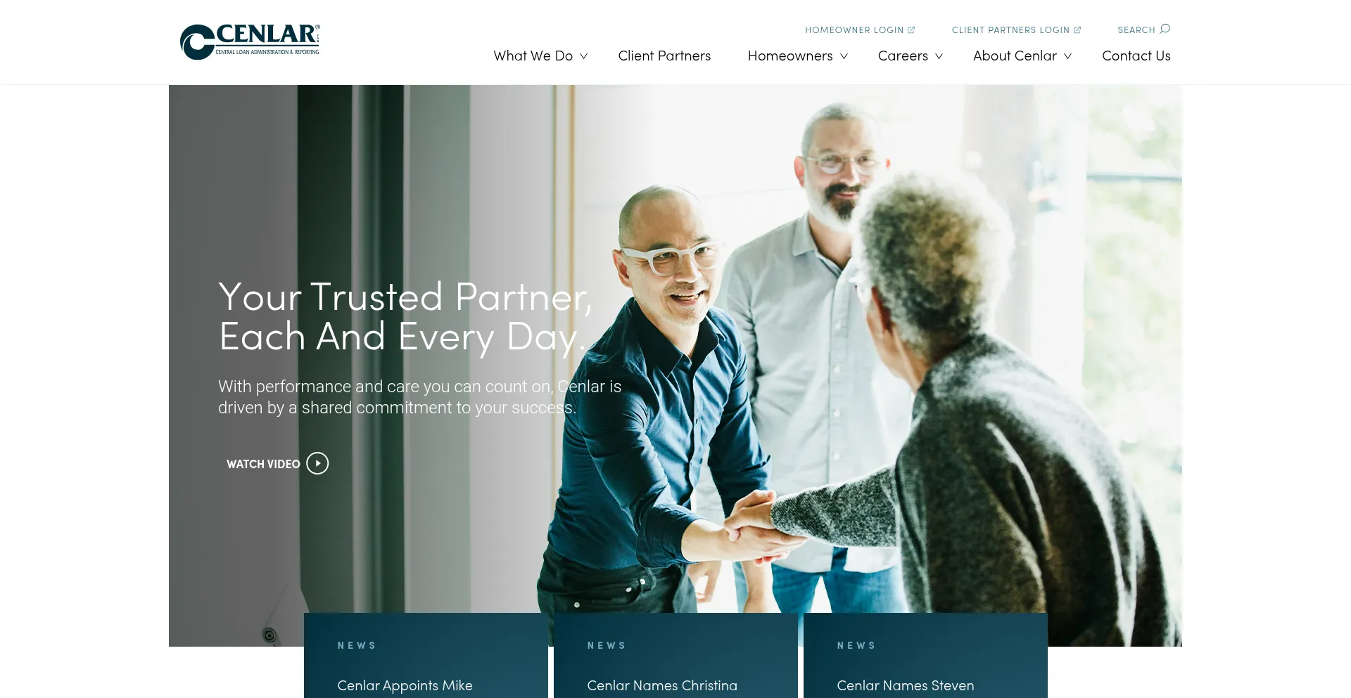 Cenlar.com Screenshot