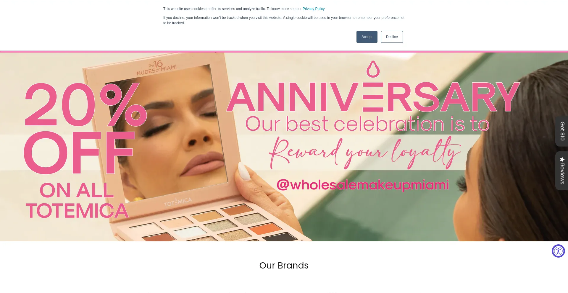 Website screenshot of Centralcloseout.com