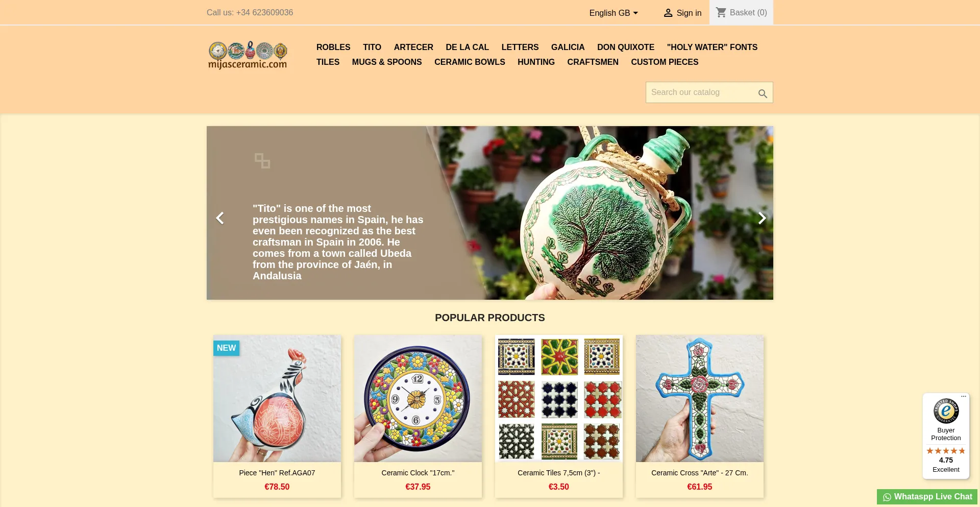 Ist Ceramicfromspain.com sicher und vertrauenswürdig?