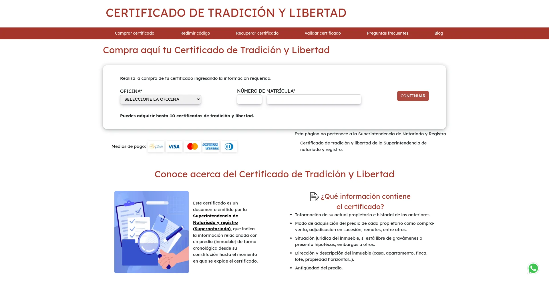 Ist Certificadostradicionylibertad.co sicher und vertrauenswürdig?