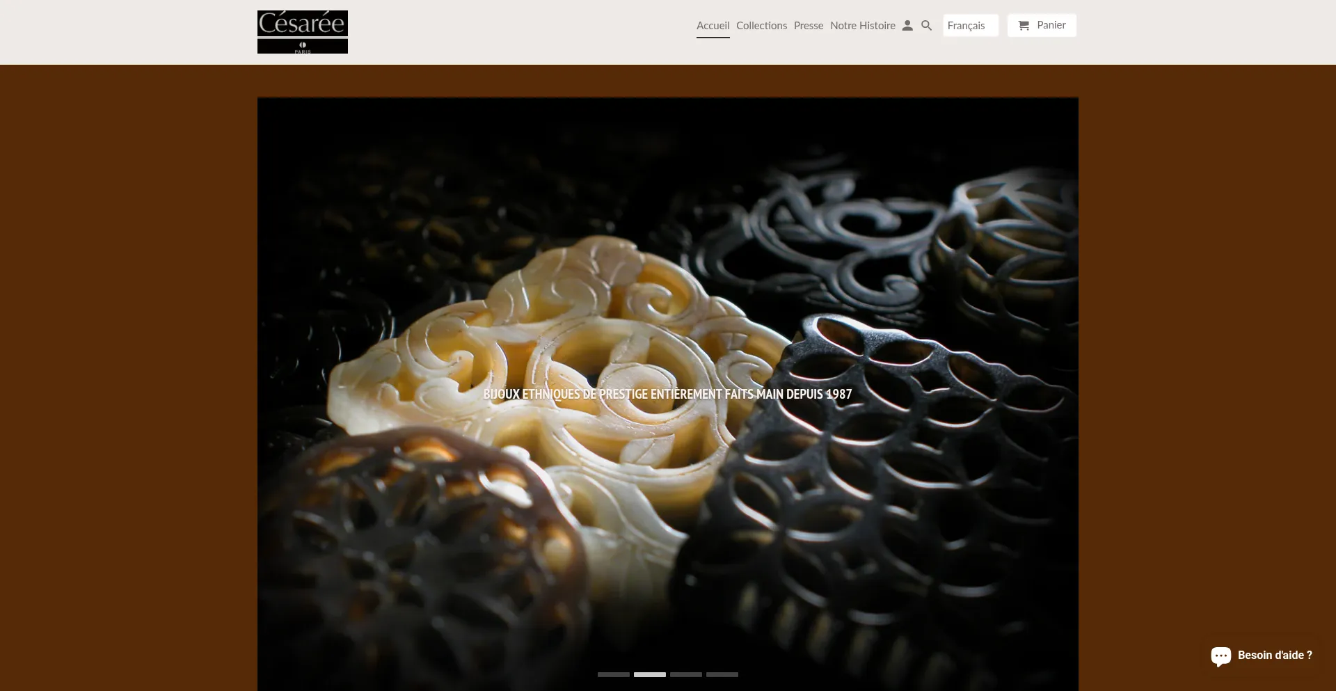 Cesareebijoux.com Screenshot