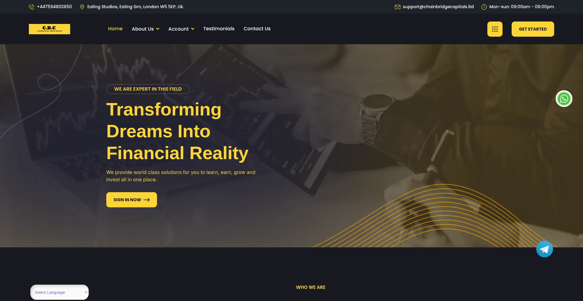 Chainbridgecapitals.ltd