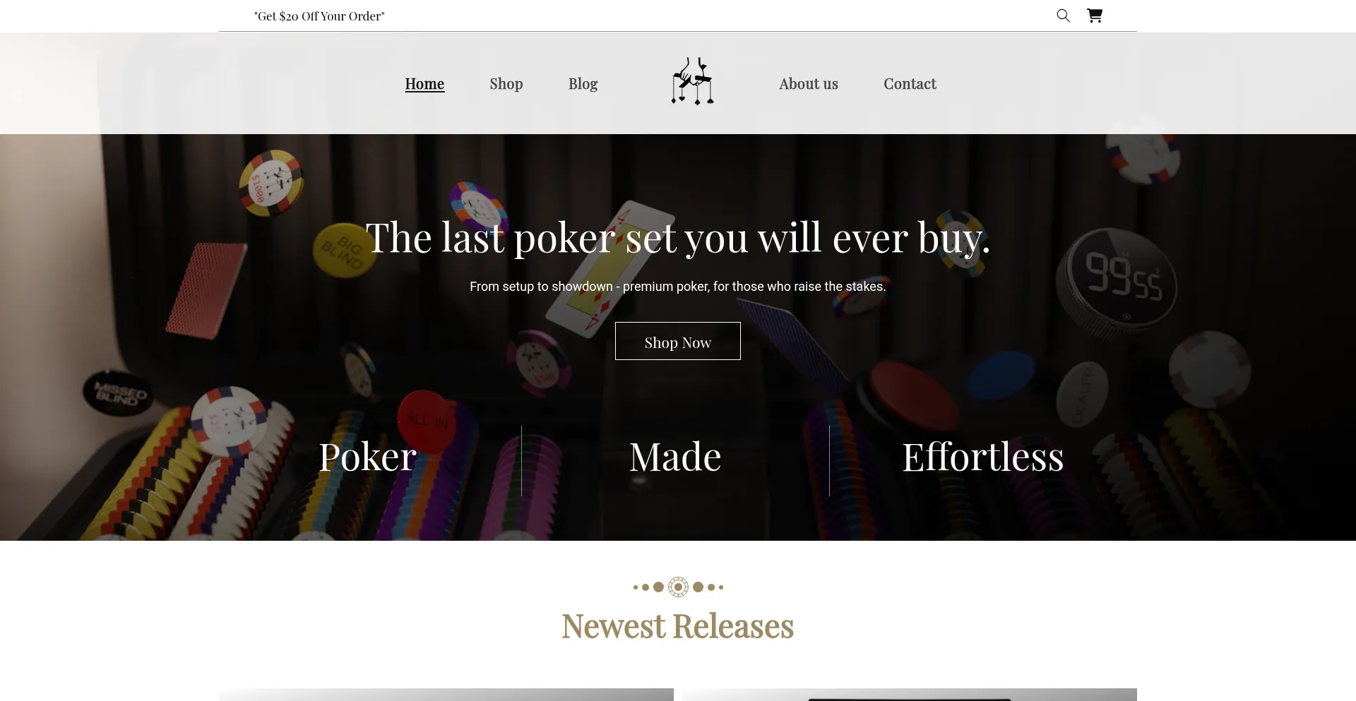 Website screenshot of Chancellorgames.com