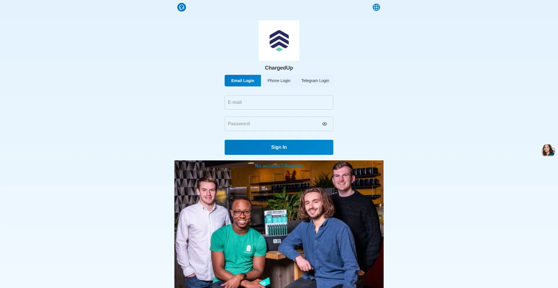 Chargedup-port.net Screenshot