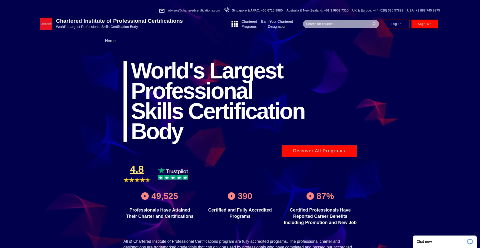 Ist Charteredcertifications.com sicher und vertrauenswürdig?