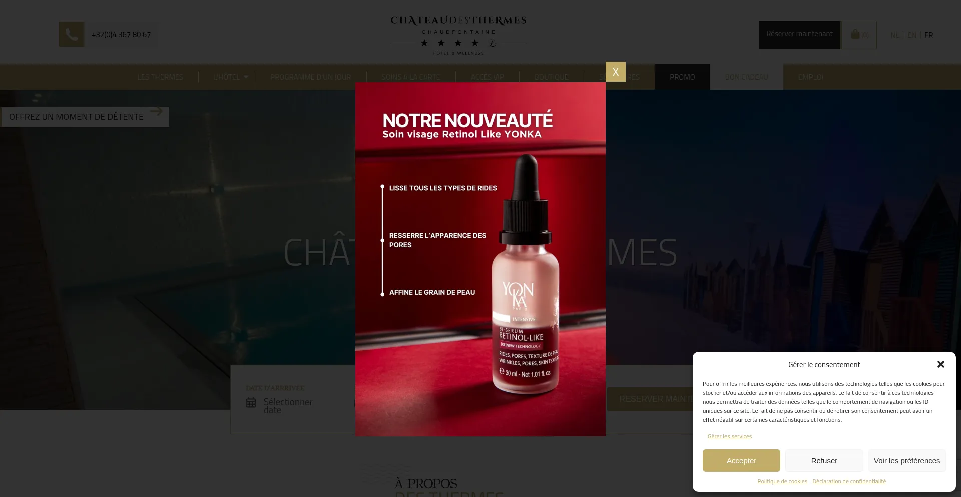 Chateaudesthermes.be