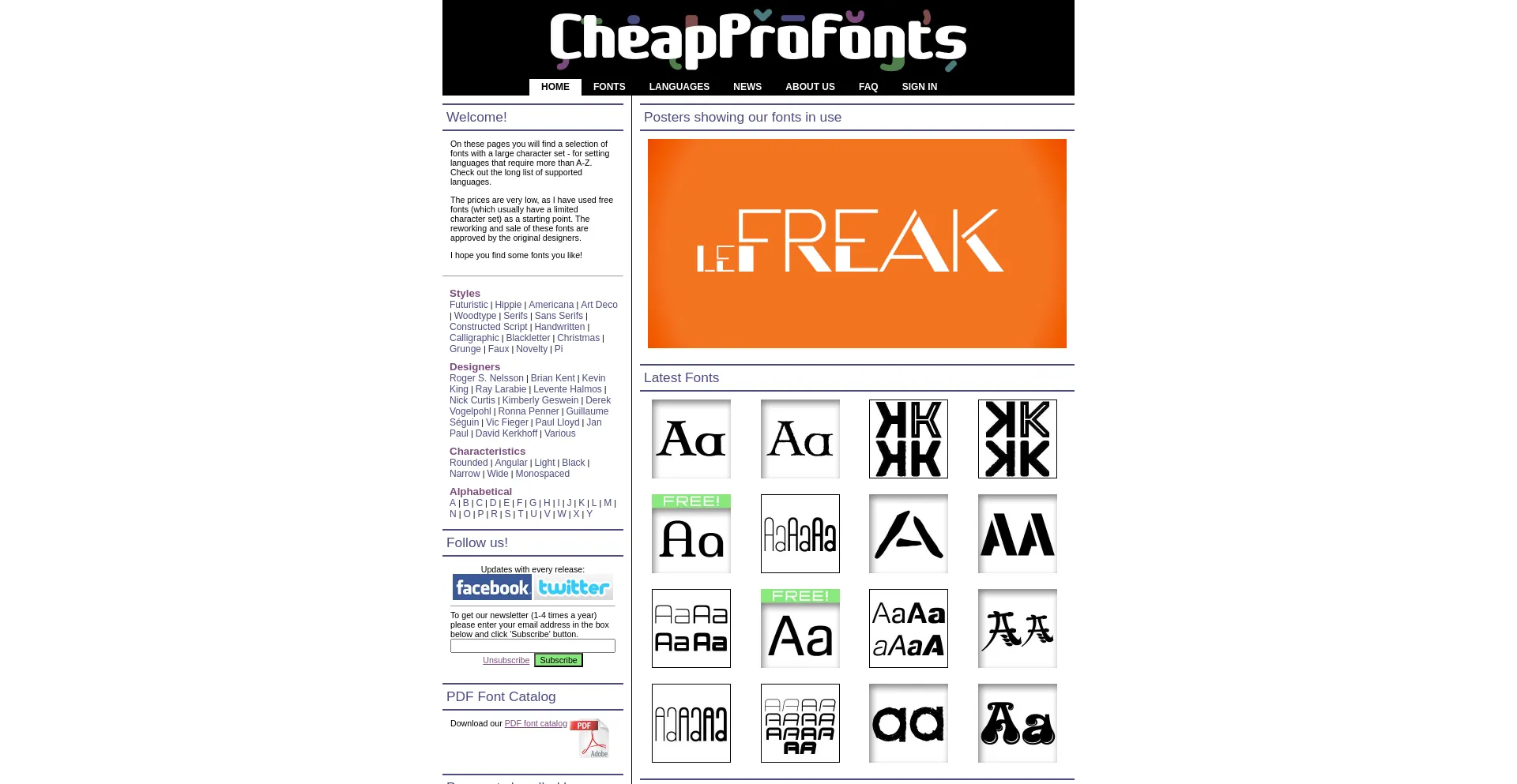 Cheapprofonts.com