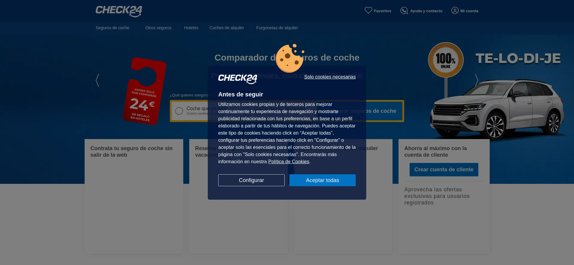 Check24.es Screenshot