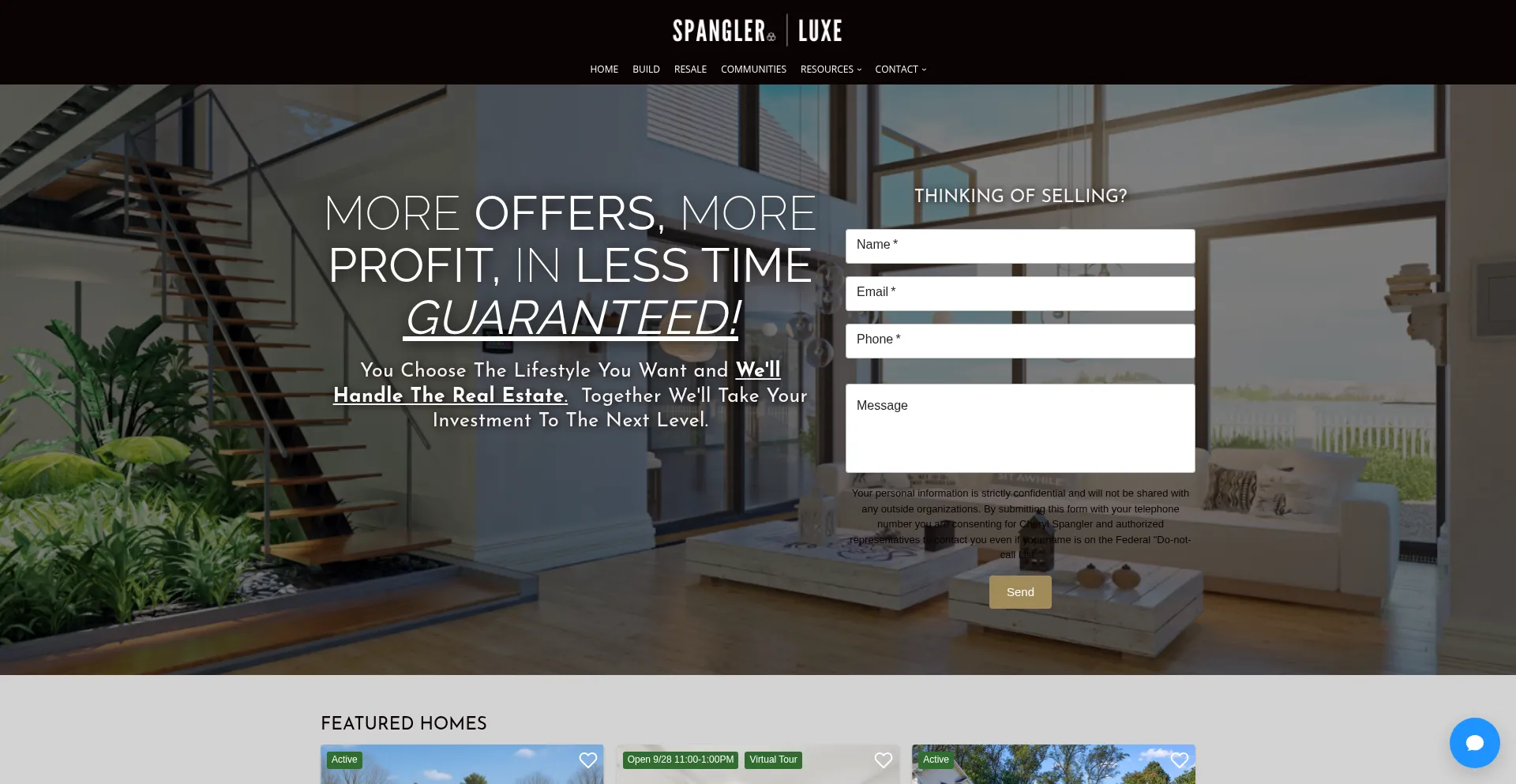 Cherylspanglerteam.com Screenshot