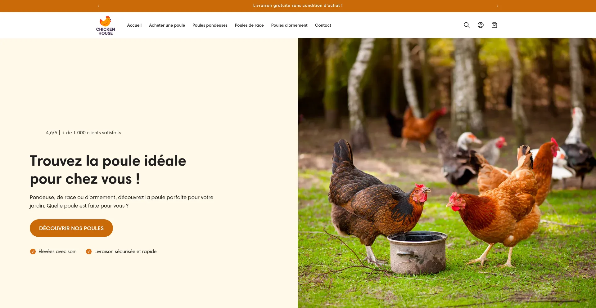 Website screenshot of Chickenhouse.tv