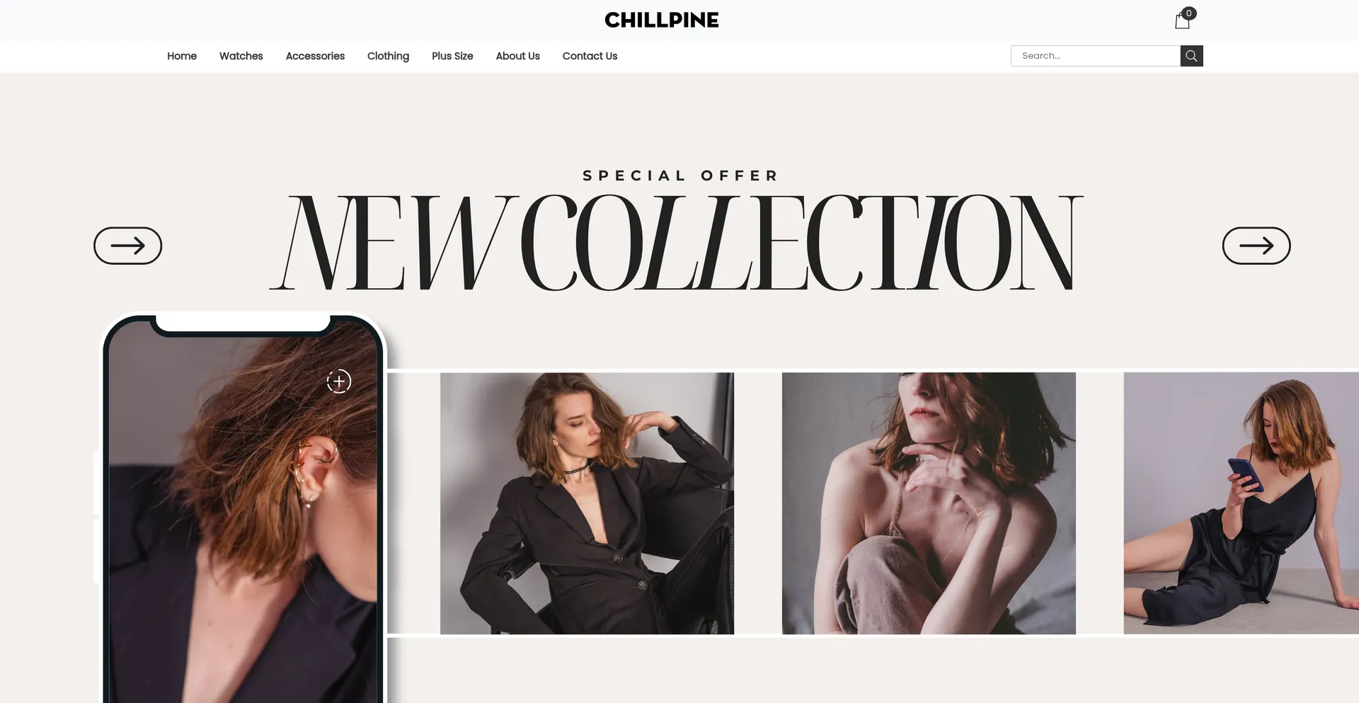 Chillpinestore.com Screenshot