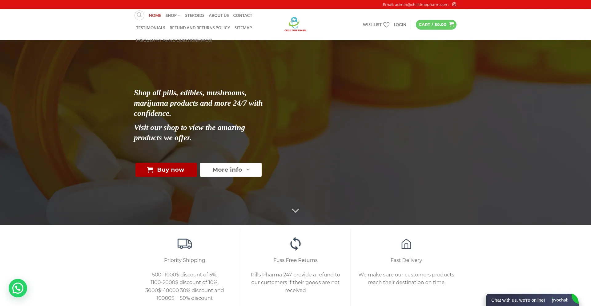 Ist Chilltimepharm.com sicher und vertrauenswürdig?