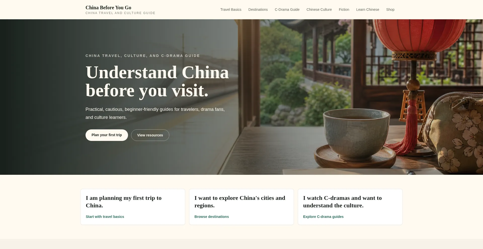 Chinabeforeyougo.com