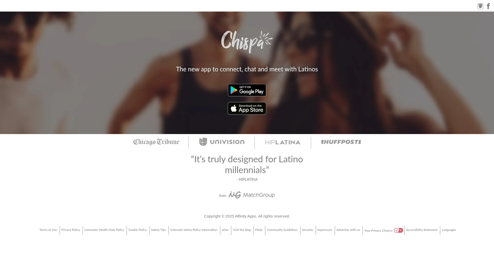 Chispa-app.com Screenshot