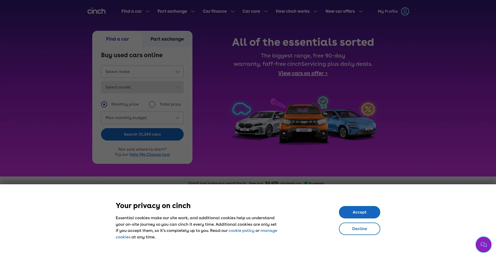 Ist Cinch.co.uk sicher und vertrauenswürdig?
