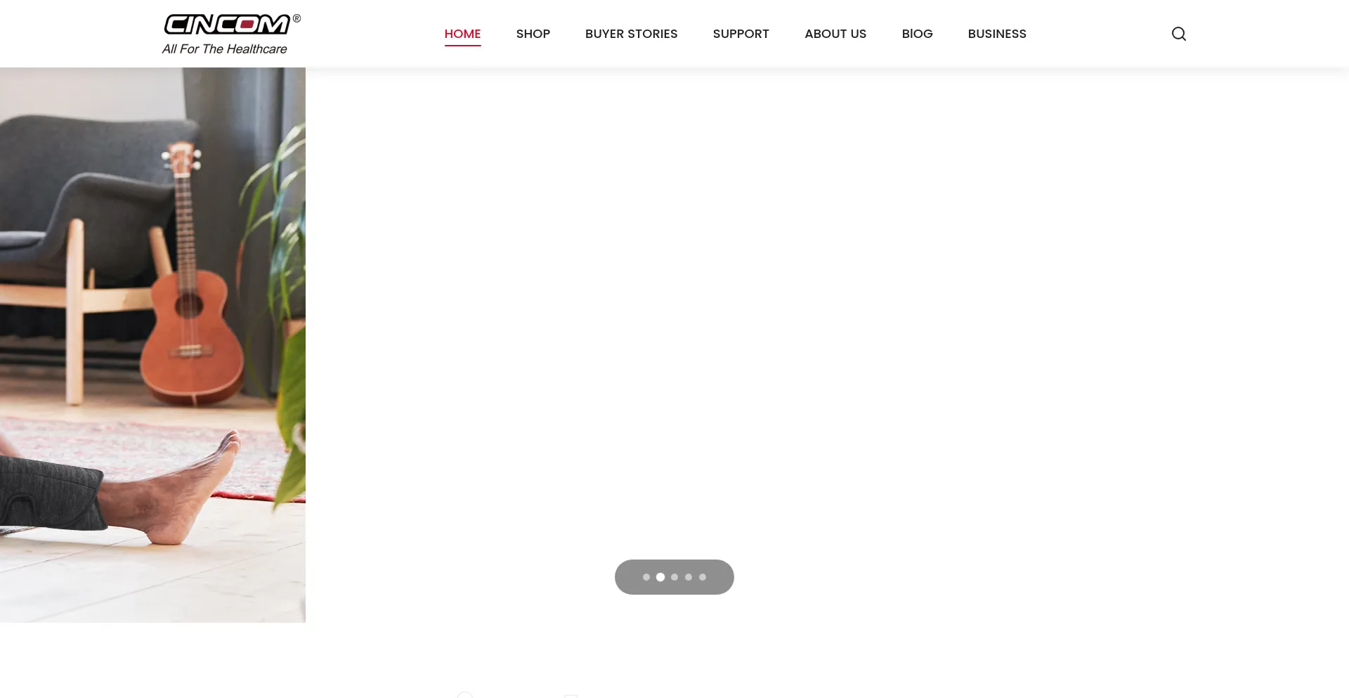 Website screenshot of Cincomhealth.com