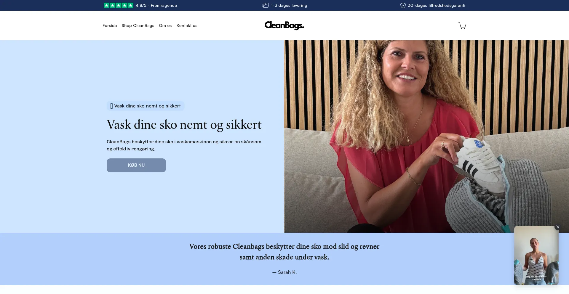 Ist Cleanbags.dk sicher und vertrauenswürdig?