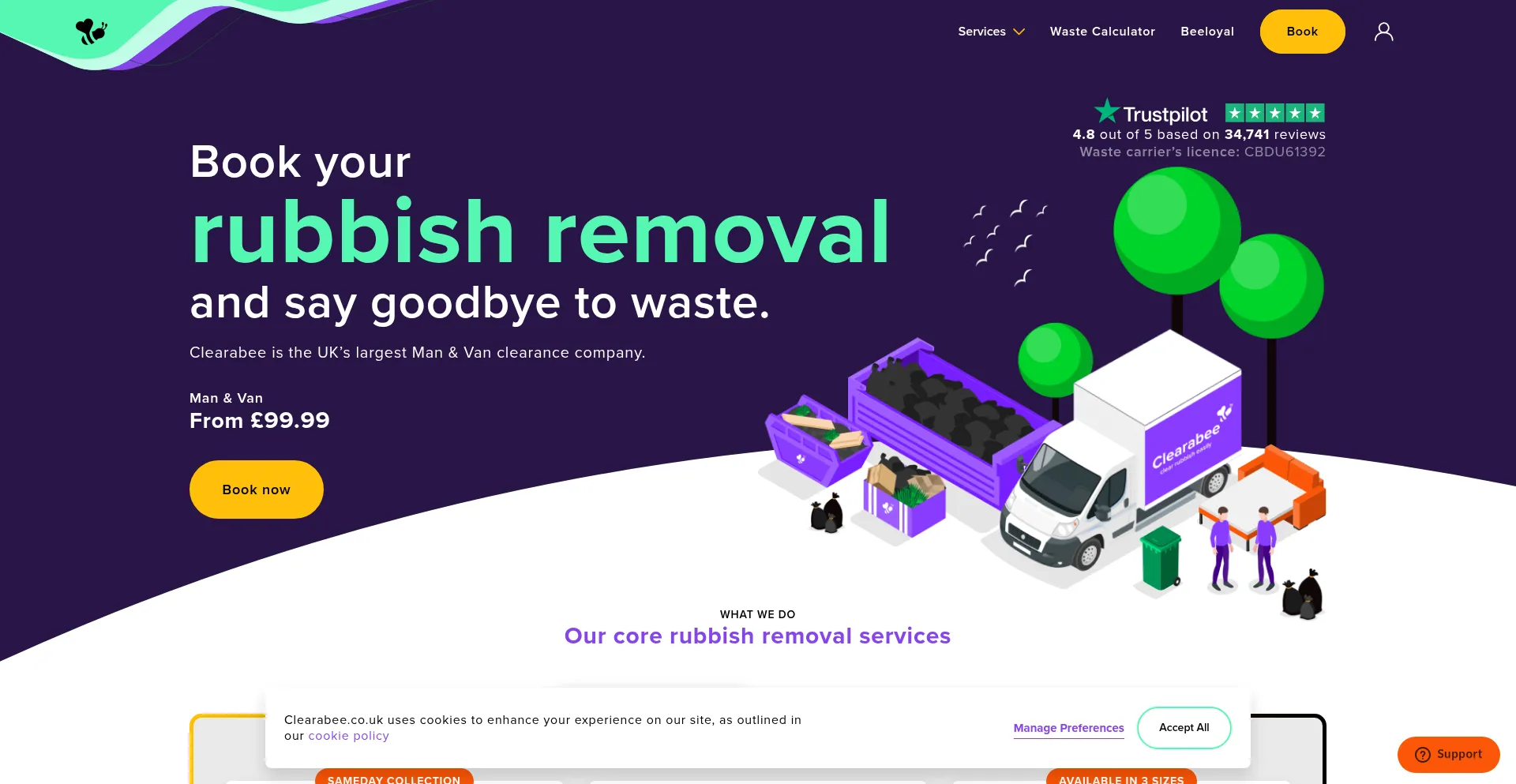 Ist Clearabee.co.uk sicher und vertrauenswürdig?