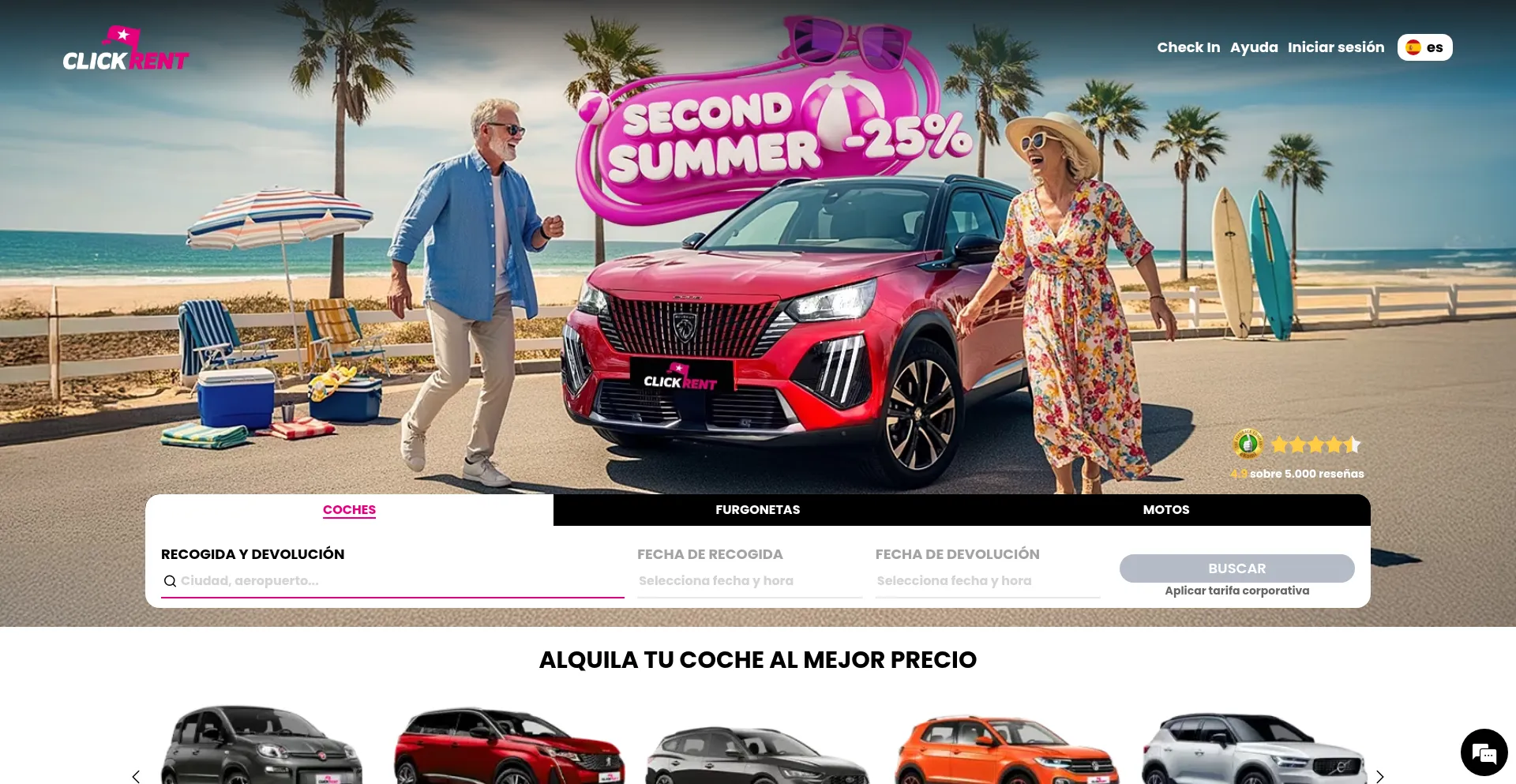 Ist Clickrent.es sicher und vertrauenswürdig?