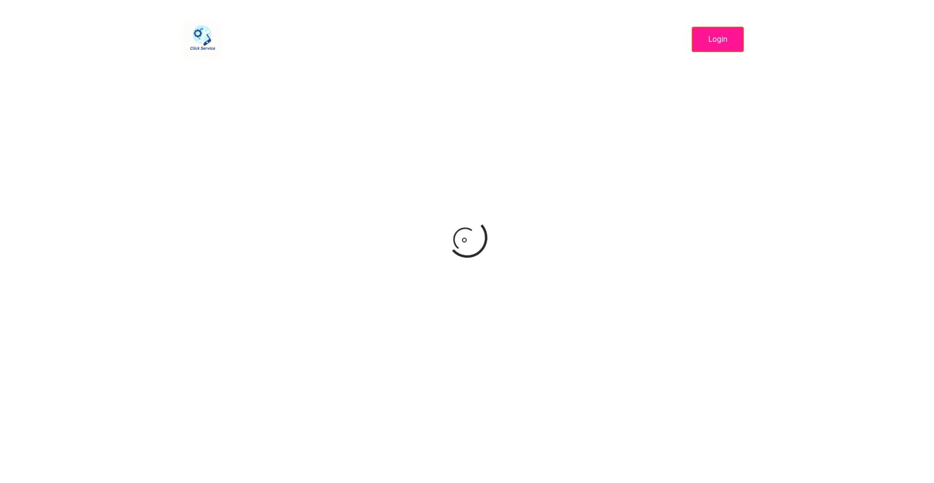 Website screenshot of Clickservice.in