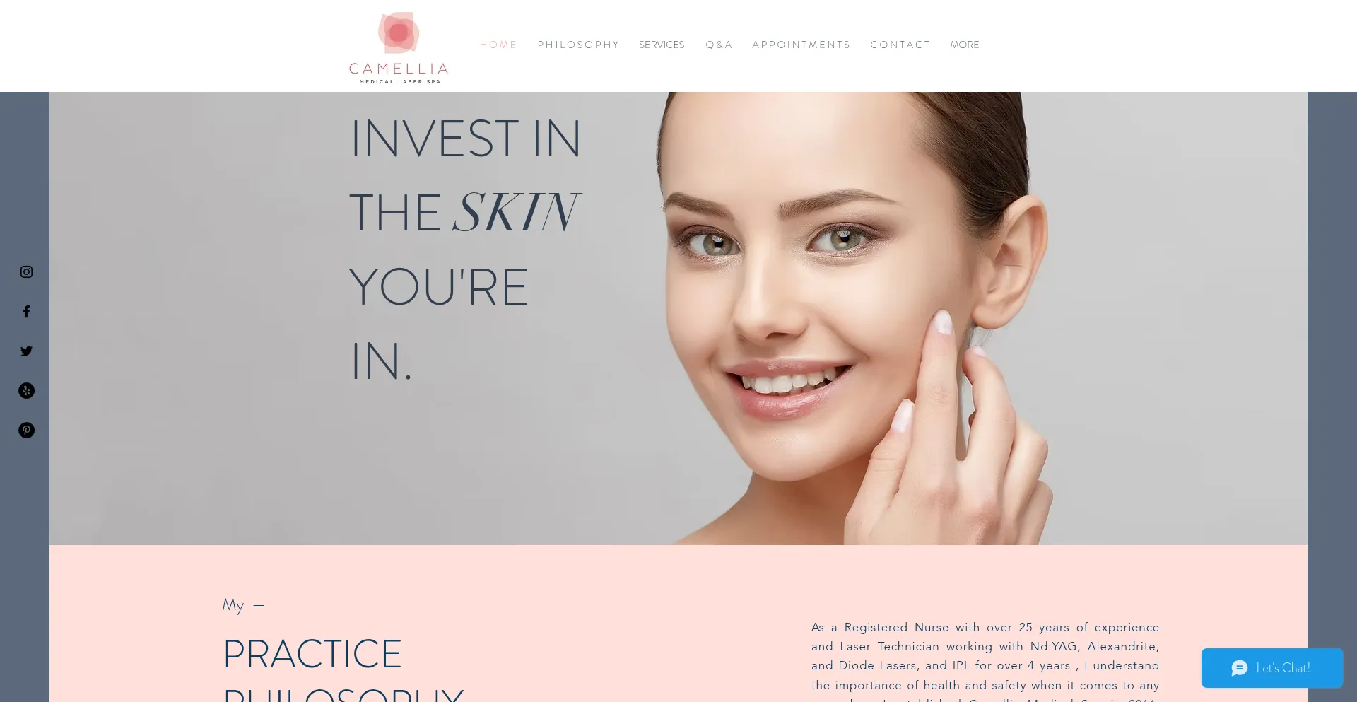 Website screenshot of Cmlspa.com