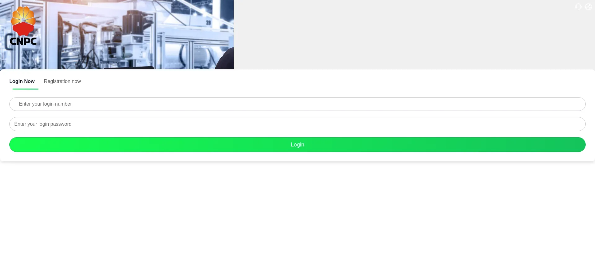 Website screenshot of Cnpc.online