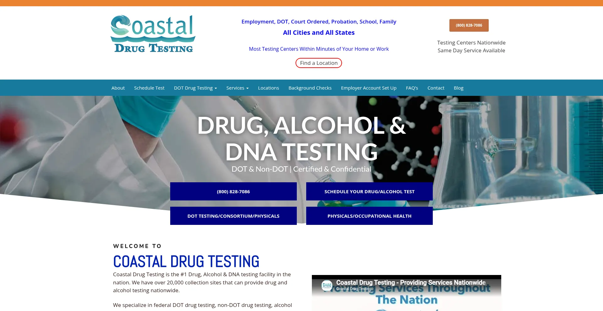 Coastaldrugtesting.com