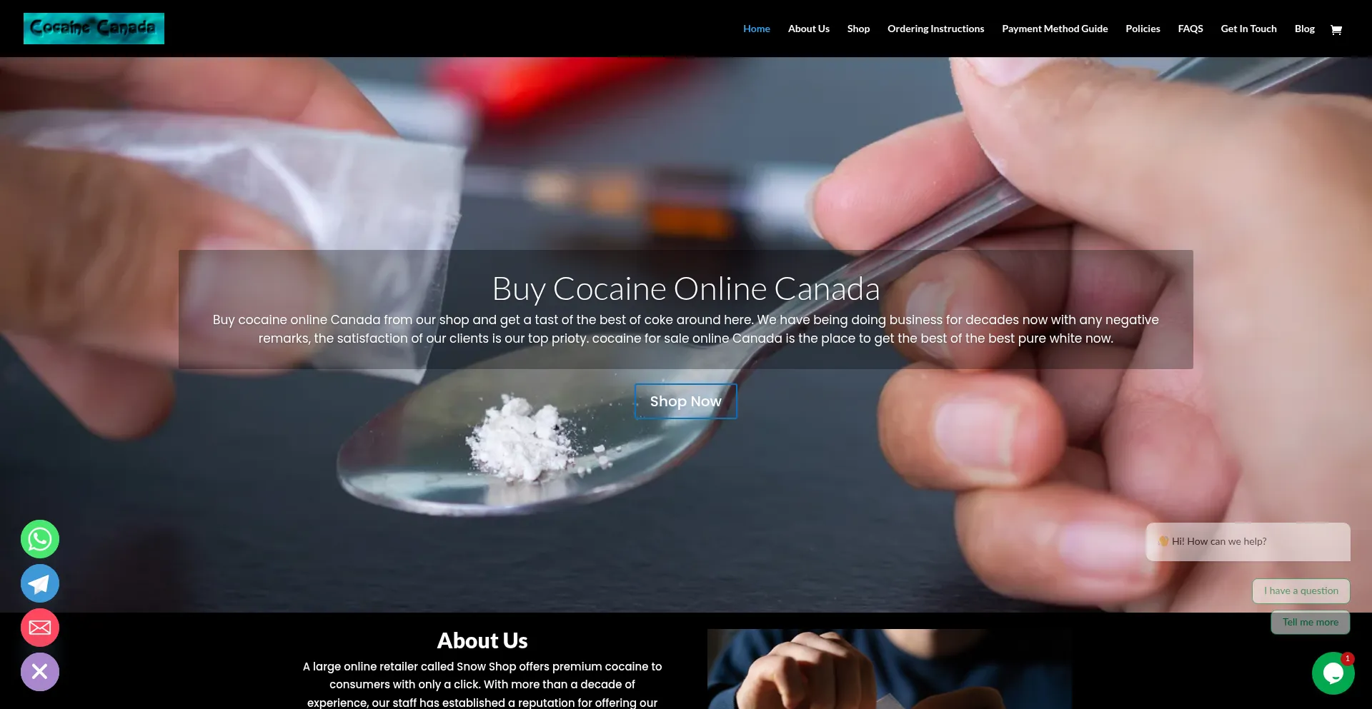 Cocaineforsalecanada.com