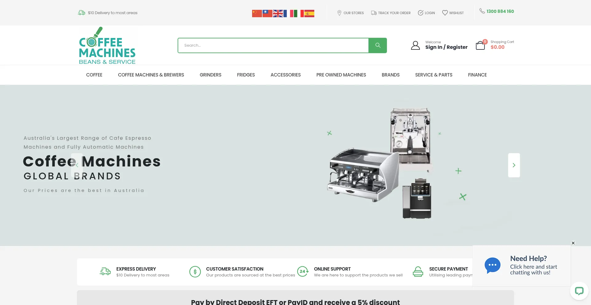 Coffeemachinesbeansandservice.com.au