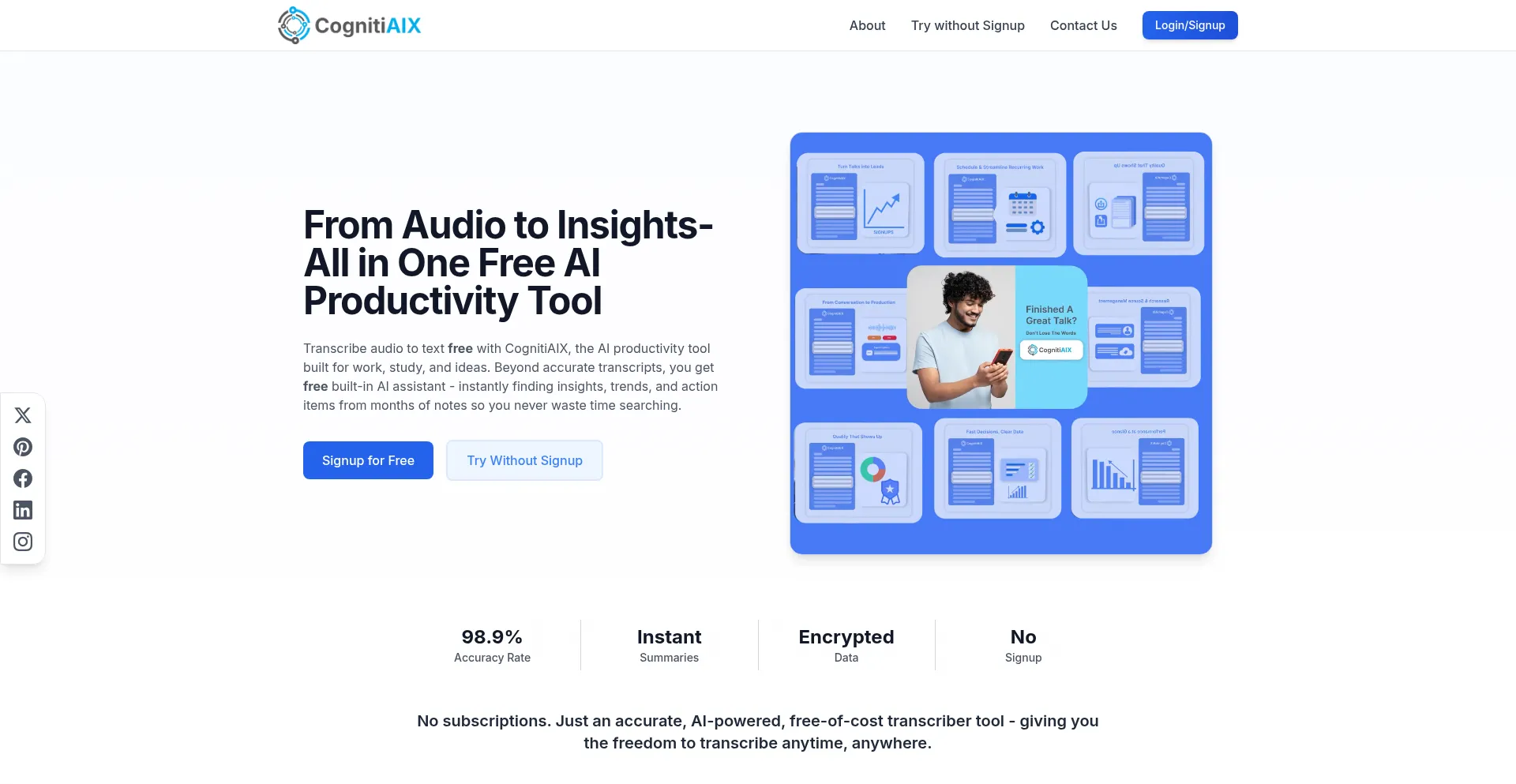 Cognitiaix.com Screenshot
