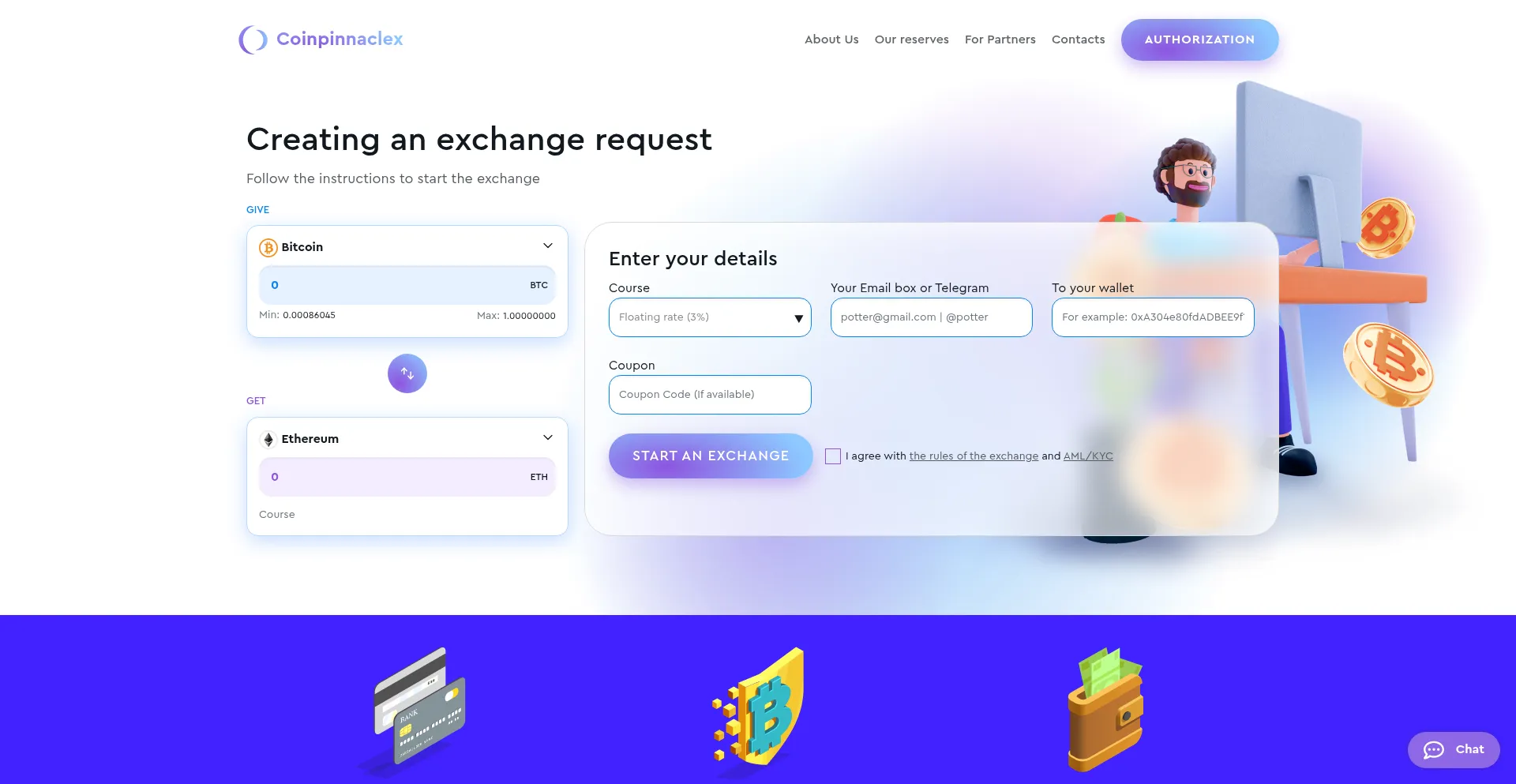 Website screenshot of Coinpinnaclex.com