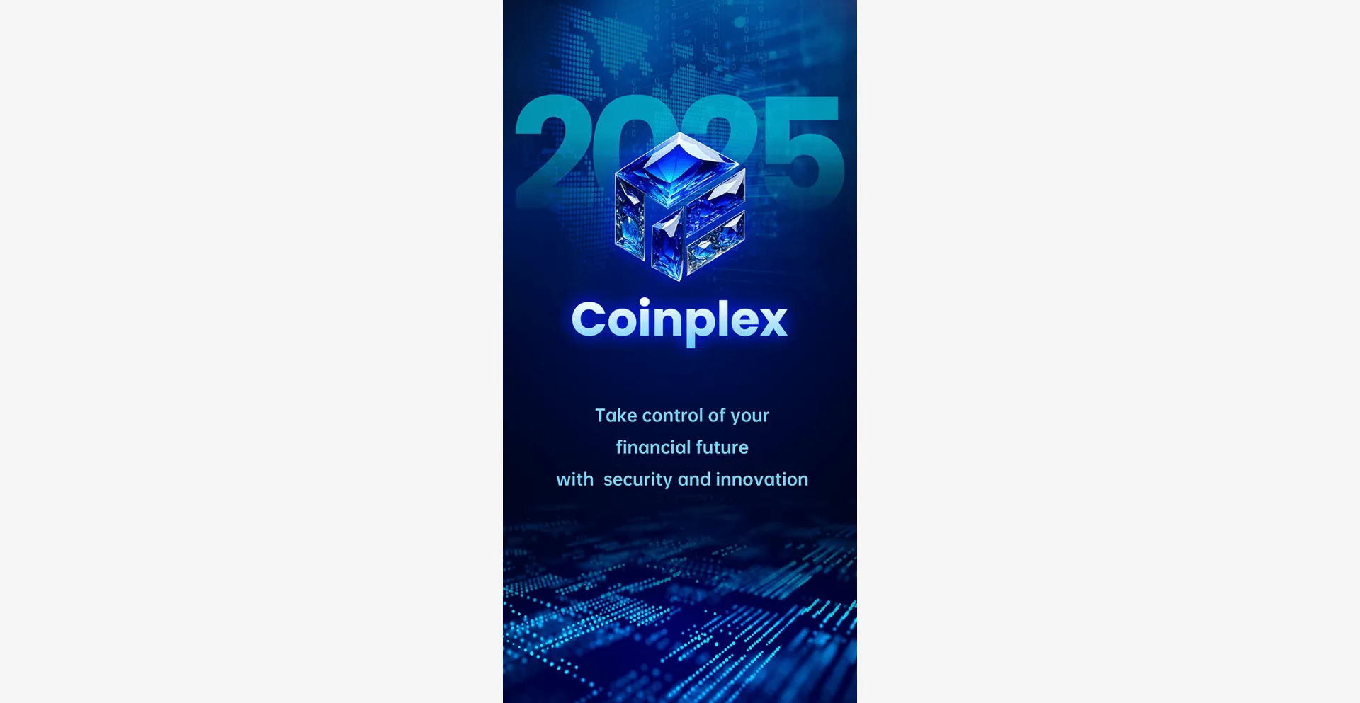 Website screenshot of Coinplex.online