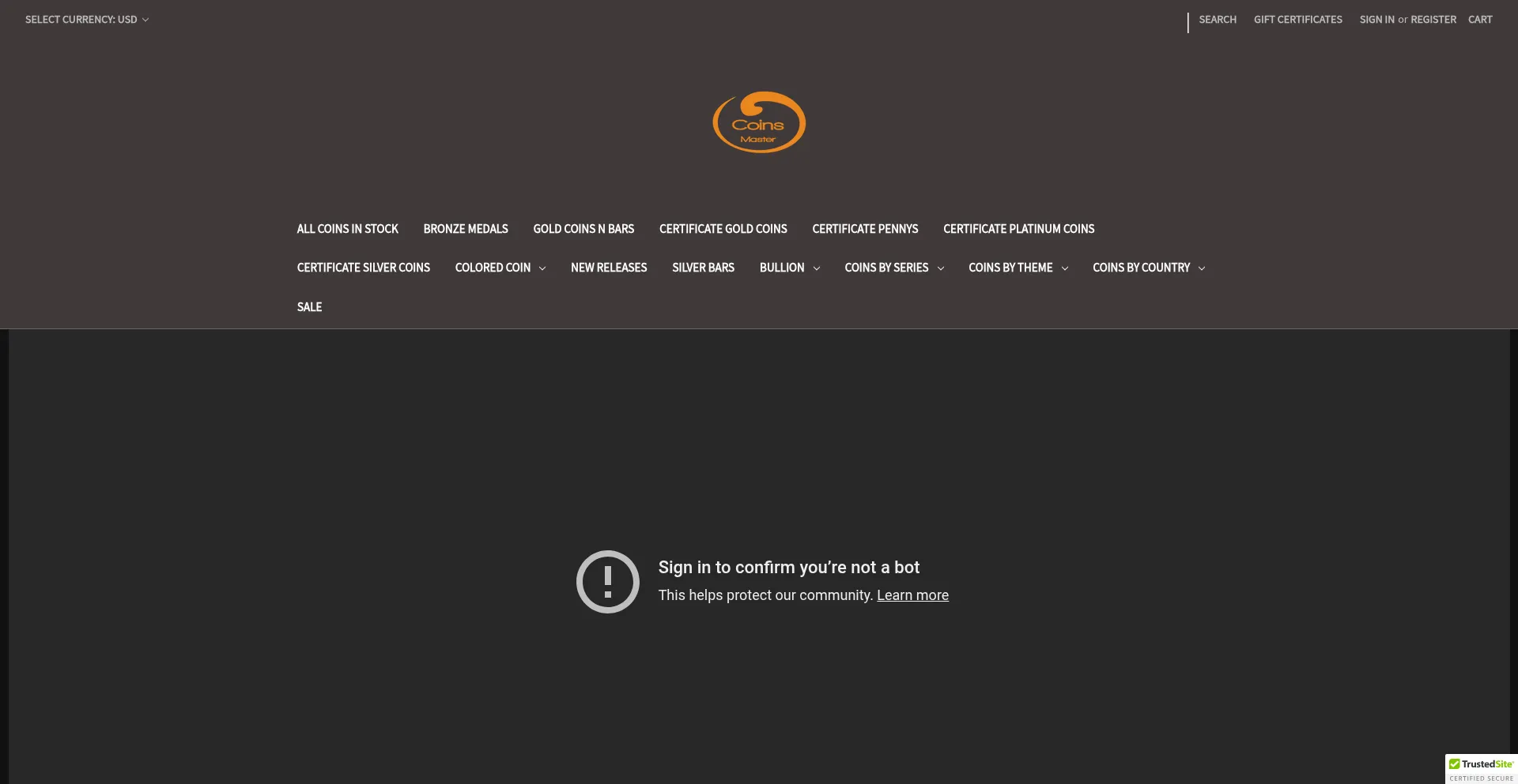 Ist Coins-master.com sicher und vertrauenswürdig?