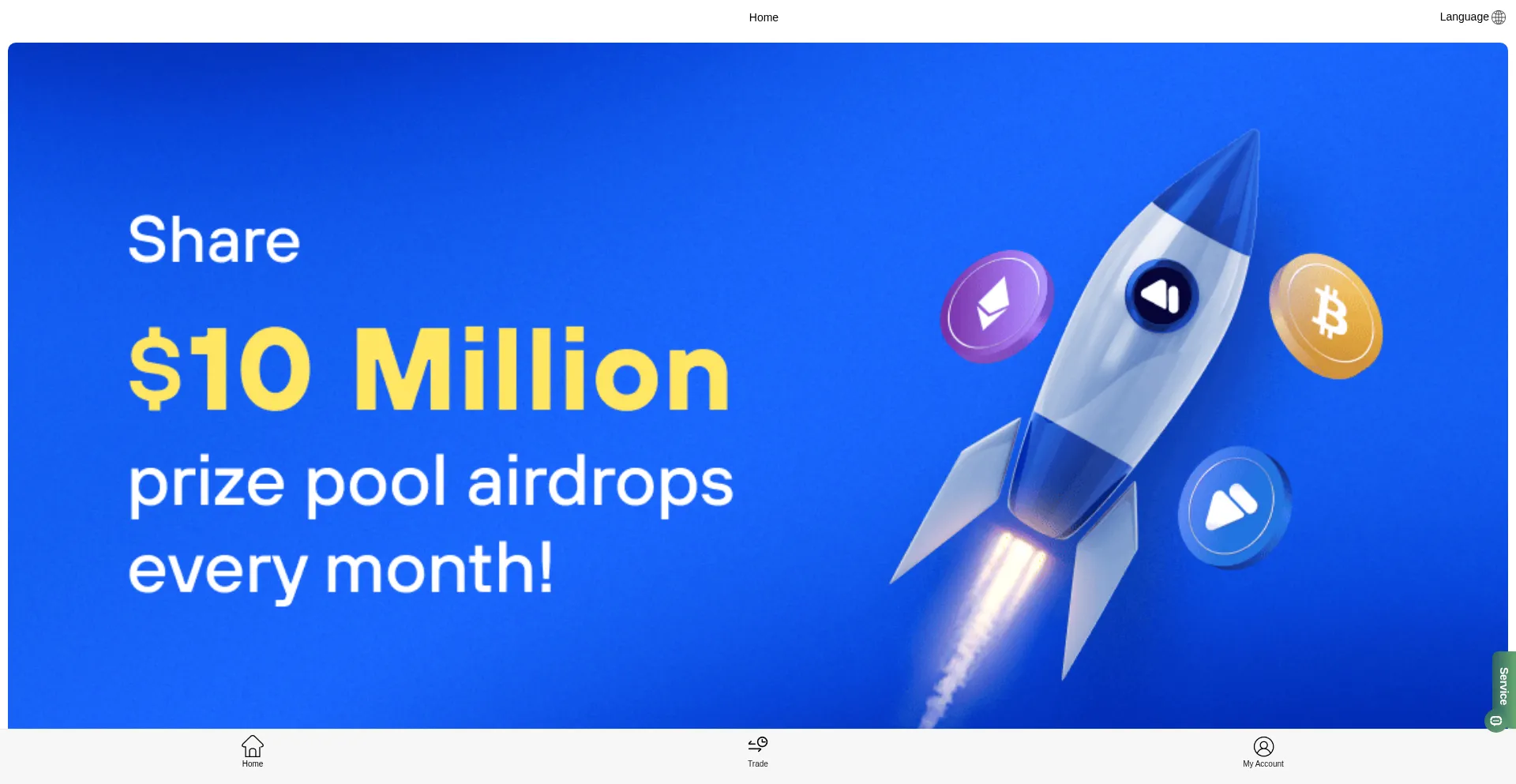 Website screenshot of Coinxiq.com