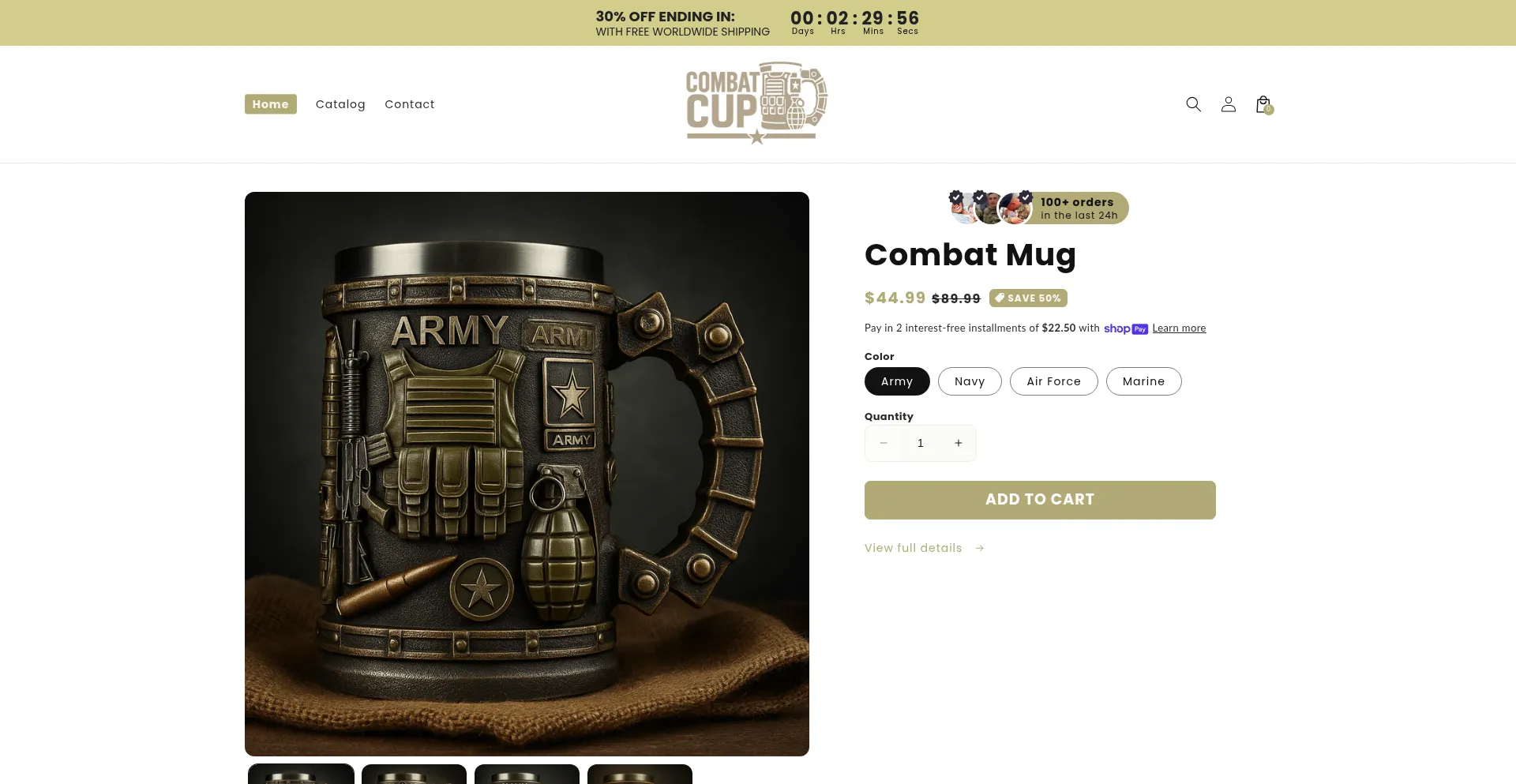 Ist Combatcup.store sicher und vertrauenswürdig?