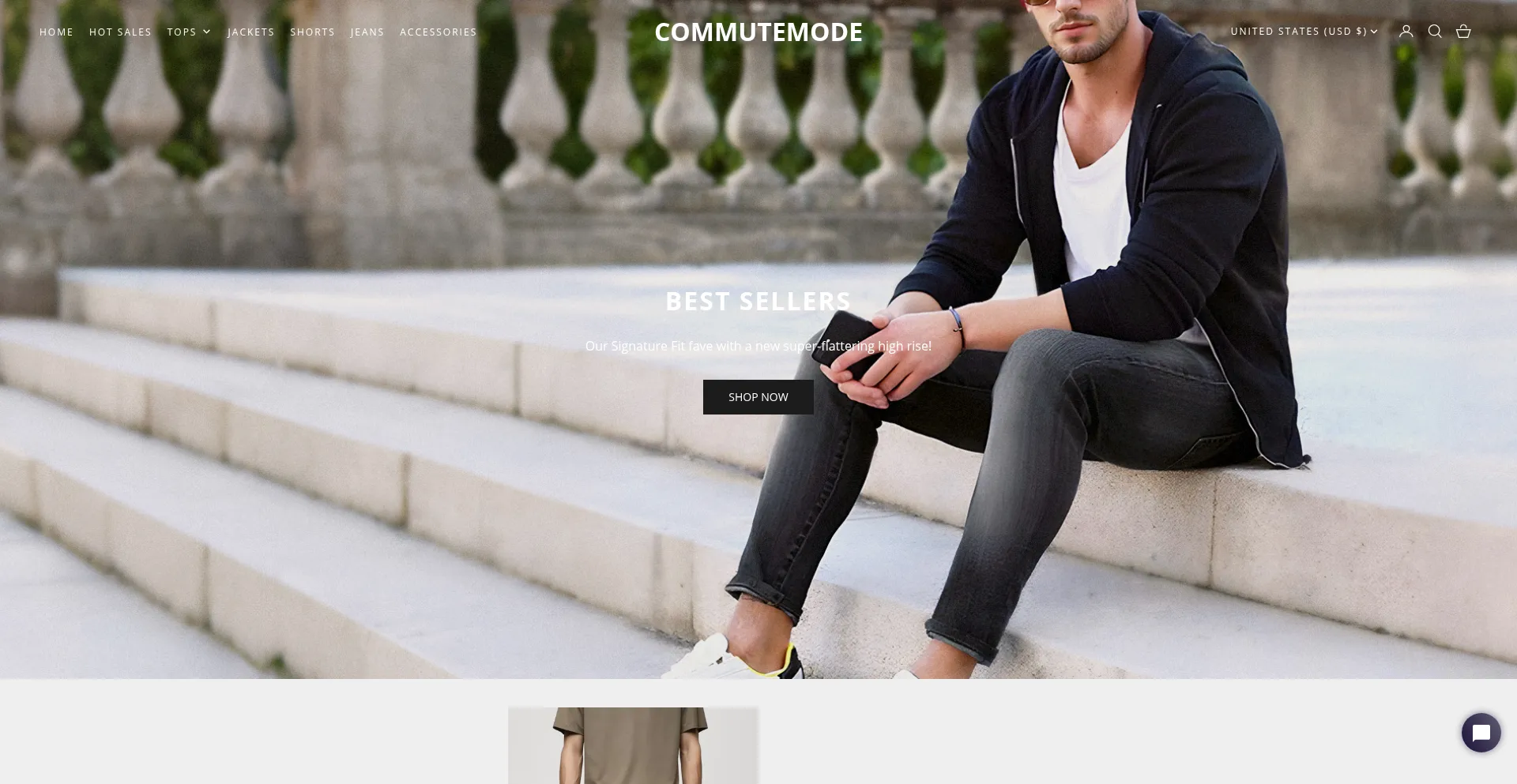 Website screenshot of Commutemode.com