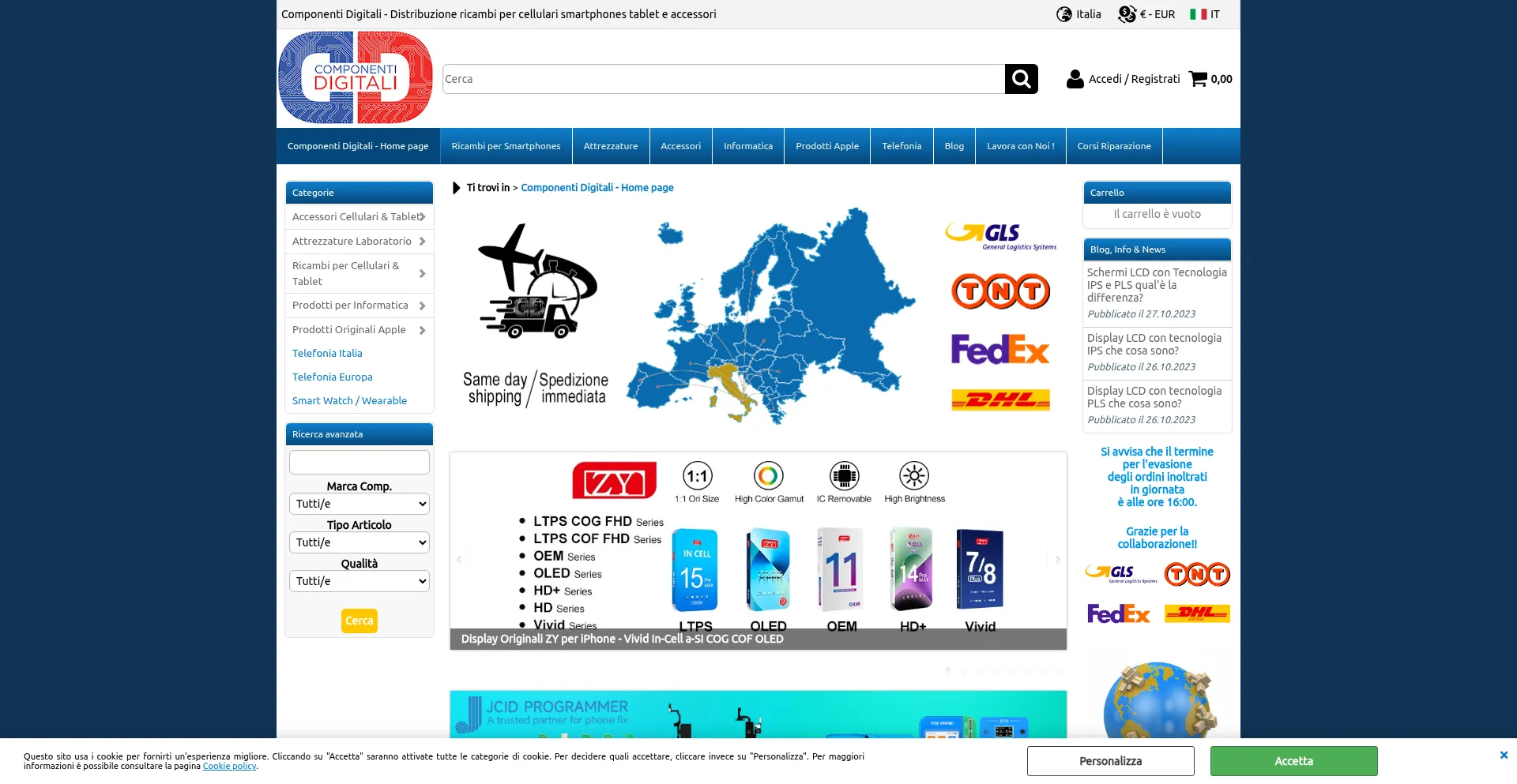 Ist Componentidigitali.com sicher und vertrauenswürdig?