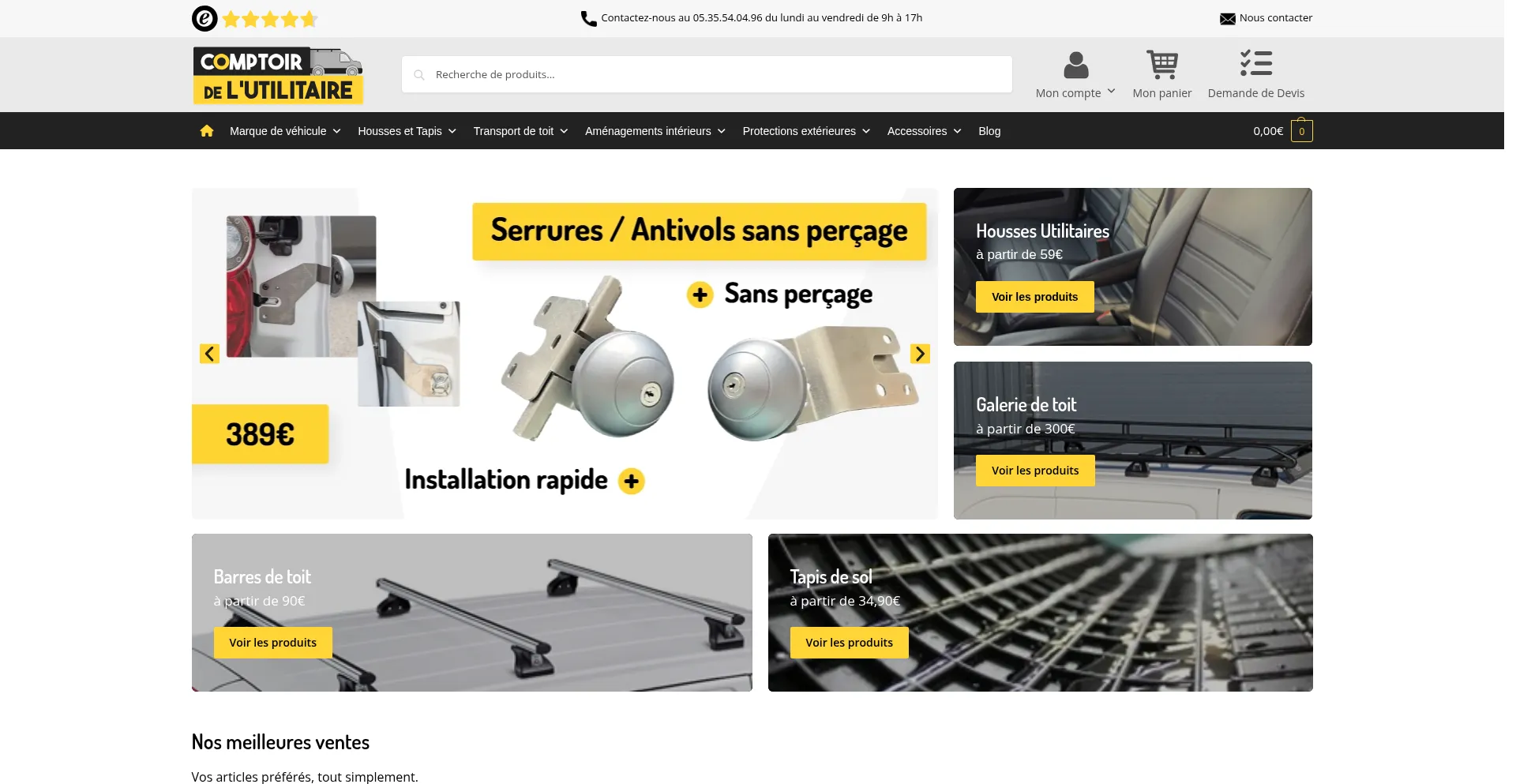 Ist Comptoir-utilitaire.com sicher und vertrauenswürdig?